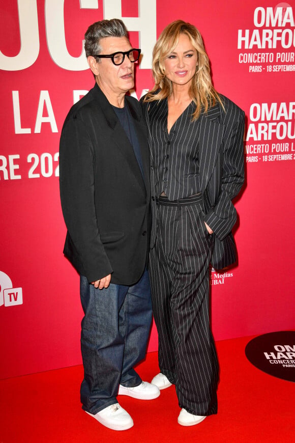 Marc Lavoine, Adriana Karembeu assistent à un photocall pour le Concerto For Peace d'Omar Harfouch au Théâtre des Champs-Elysées le 18 septembre 2024 à Paris, France. Photo par Shootpix/ABACAPRESS.COM