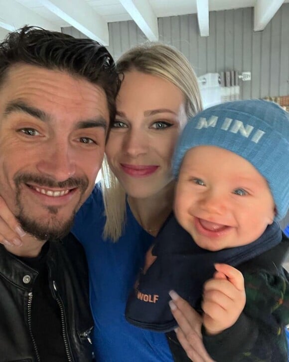 Marion Rousse, Julian Alaphilippe et leur fils Nino.