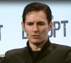 Il n'a non plus pas hésité à menacer de leur couper les vivres.
Pavel Durov, franco-russe de 39 ans, fondateur et PDG de la messagerie sécurisée Telegram a été interpellé samedi soir 24 août 2024 à l'aéroport du Bourget en France. © Capture TV via Bestimage