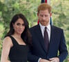 Le prince Harry a eu 40 ans il y a quelques jours
Le prince Harry, duc de Sussex, et sa femme Meghan Markle, duchesse de Sussex lors d'une réception à la Glencairn House (résidence de R. Barnett) à Dublin