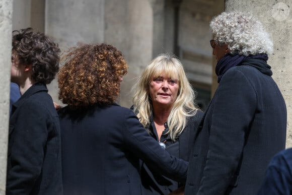 Déjà cinq mois passés sans lui, à cette occasion, Marie Poniatowski lui a rendu hommage
Marie Poniatowski (Rambaldi), une des filles du défunt - Arrivées aux obsèques du prince Jean-Stanislas Poniatowski en l'Eglise polonaise à Paris, France, le 29 avril 2024. © Jacovides-Moreau/Bestimage