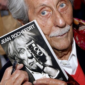 Portrait de Jean Rochefort à PAris, le 22 mars 2014.