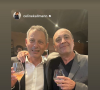 Céline Kallmann a notamment posté une photo es deux hommes d'affaires, qu'elle surnomme affectueusement "des big best boss". 
Marc-Olivier Fogiel et Hervé Beroud quitte BFMTV et ont organisé une fête d'adieux. Instagram