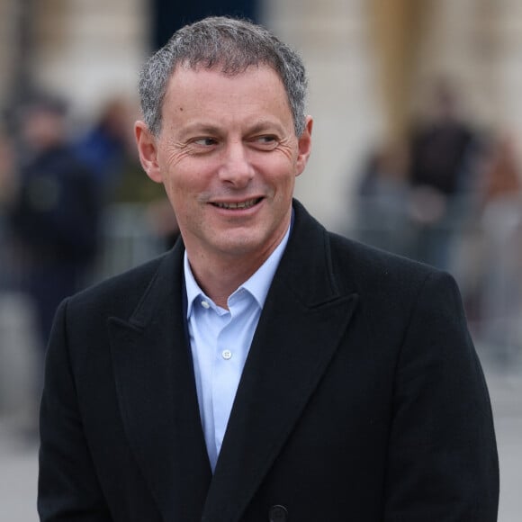 Mardi soir signait la fin d'un grand chapitre pour Marc-Olivier Fogiel.
Marc-Olivier Fogiel - Hommage national à Robert Badinter devant le ministère de la Justice sur la place Vendôme à Paris . © Dominique Jacovides/Bestimage