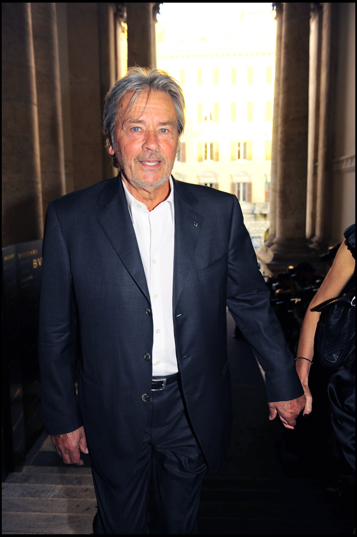 Photo : Alain Delon à Rome - Purepeople