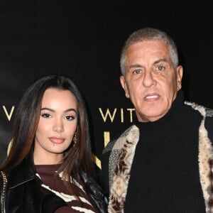 Exclusif - Samy Naceri et sa compagne Sofia - Photocall pour la conférence spectacle "An evening with Al Pacino" à la salle Pleyel à Paris le 25 avril 2023. © Coadic Guirec / Bestimage