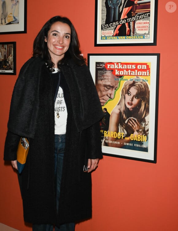 Isabelle Vitari - Vernissage de l'exposition Jean Gabin à l'Espace Landowski / Musée des Années 30 à Boulogne-Billancourt le 8 mars 2022. © Coadic Guirev/Bestimage 