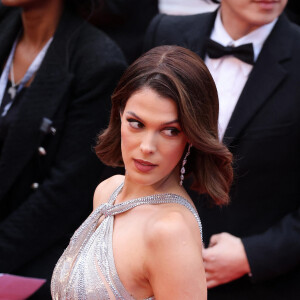 Iris Mittenaere - Montée des marches du film " Le deuxième acte " pour la cérémonie d'ouverture du 77ème Festival International du Film de Cannes, au Palais des Festivals à Cannes. Le 14 mai 2024 © Jacovides / Moreau / Bestimage 