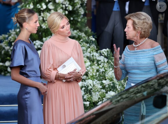 Mariage de la princesse Theodora de Grèce et Matthew Kumar en la cathédrale de l'Annonciation à Athènes le 28 septembre 2024 Tino, Achileas, Odysseas and Aristides of Greece leave the Annunciation Cathedral of St. Mary where they attended the wedding between Theodora of Greece and Matthew Kumar on September 28, 2024, in Athens, Greece. WEDDING José Ruiz / Europa Press 09/28/2024