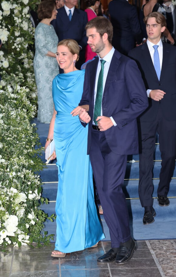 Mariage de la princesse Theodora de Grèce et Matthew Kumar en la cathédrale de l'Annonciation à Athènes le 28 septembre 2024 L'Infante Cristina, Juan Urdangarin et Miguel Urdangarin quittent la cathédrale de l'Annonciation de Santa Maria où ils ont assisté au mariage de Théodora de Grèce et Matthew Kumar, le 28 septembre 2024, à Athènes (Grèce). MARIAGE José Ruiz / Europa Press 28/09/2024