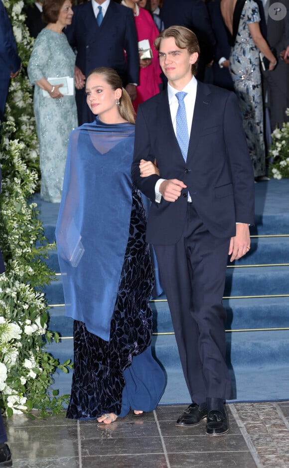 Mariage de la princesse Theodora de Grèce et Matthew Kumar en la cathédrale de l'Annonciation à Athènes le 28 septembre 2024 Miguel Urdangarin et Irene Urdangarin quittent la cathédrale de l'Annonciation de Sainte-Marie où ils ont assisté à la cérémonie de mariage entre Théodora de Grèce et Matthew Kumar, le 28 septembre 2024, à Athènes (Grèce). MARIAGE José Ruiz / Europa Press 28/09/2024