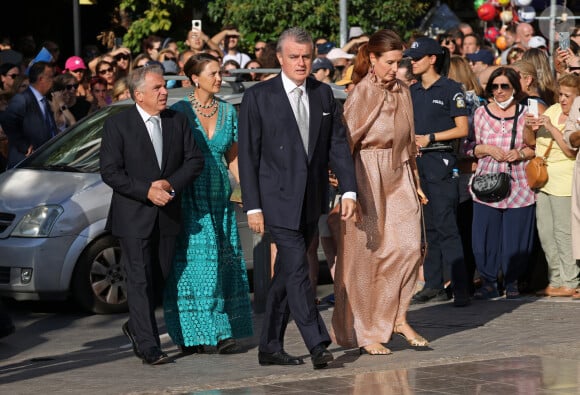 Mariage de la princesse Theodora de Grèce et Matthew Kumar en la cathédrale de l'Annonciation à Athènes le 28 septembre 2024 Les invités arrivent à la cathédrale de l'Annonciation Sainte-Marie pour assister au mariage de Théodora de Grèce, quatrième fille du roi Constantin II de Grèce, avec Matthew Kumar, le 28 septembre 2024, à Athènes, en Grèce. MARIAGE José Ruiz / Europa Press 28/09/2024