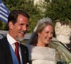 Pavlos, le frère de Théodora, l'a accompagnée à l'autel.
Mariage de la princesse Theodora de Grèce et Matthew Kumar en la cathédrale de l'Annonciation à Athènes le 28 septembre 2024 Théodora de Grèce arrive à la cathédrale de l'Annonciation Sainte-Marie au bras de son frère Paul pour épouser Matthew Kumar, le 28 septembre 2024, à Athènes, en Grèce. MARIAGE José Ruiz / Europa Press 28/09/2024