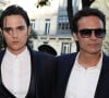 Ce 30 septembre, Anthony, le fils aîné d'Alain Delon fête son 60ème anniversaire. Etant très proche de ce dernier, son demi-frère Alain-Fabien n'a pas manqué de le lui souhaiter sur la Toile.
Anthony Delon avec son frère Alain-Fabien Delon aux arrivées de la 10ème édition du "Global Gift Gala" à l'hôtel Four Seasons George V à Paris, le 3 juin 2019. © Denis Guignebourg/Bestimage 