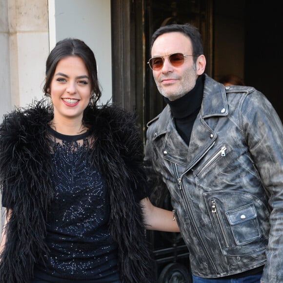 Anouchka Delon, Anthony Delon - au défilé de mode prêt à porter Automne Hiver 2018/2019 "Elie Saab" à Paris le 3 mars 2018. © CVS-Veeren/Bestimage 