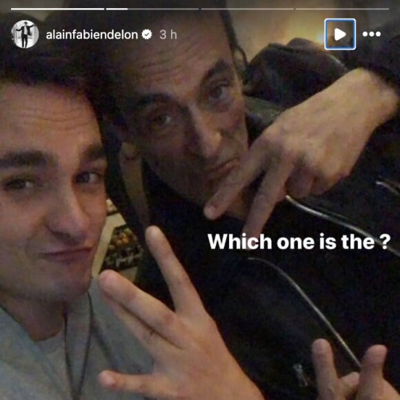 Alain-Fabien Delon met à l'honneur son frère aîné Anthony, à l'occasion de son 60ème anniversaire.
(Capture d'écran Instagram)