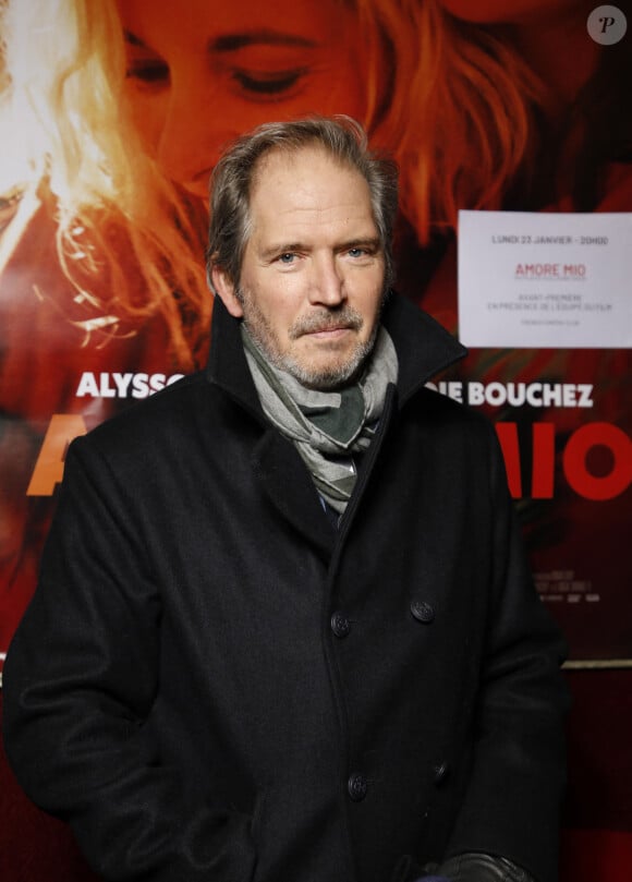 Exclusif - Christopher Thompson lors de l'avant-première du film "Amore Mio" au Cinéma Saint-André des Arts à Paris le 23 janvier 2023. © Denis Guignebourg / Bestimage