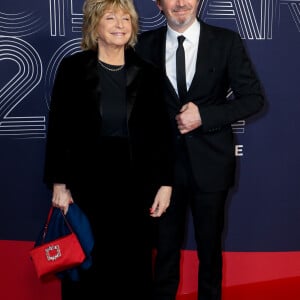 Danièle Thompson et son fils Christopher - Photocall de la 47ème édition de la cérémonie des César à l'Olympia à Paris, le 25 février 2022. © Borde-Jacovides/Bestimage