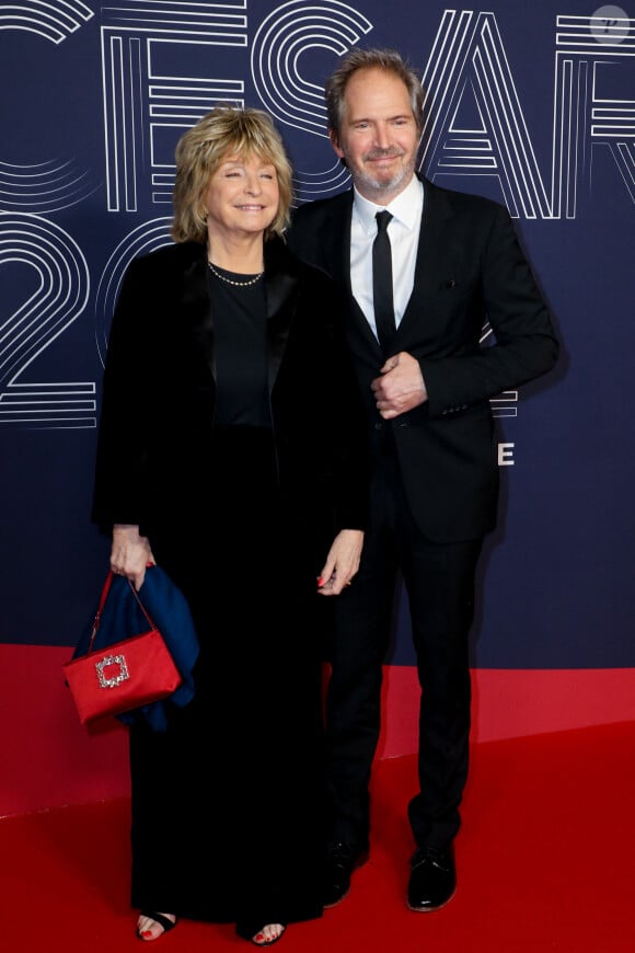 Danièle Thompson et son fils Christopher - Photocall de la 47ème édition de la cérémonie des César à l'Olympia à Paris, le 25 février 2022. © Borde-Jacovides/Bestimage