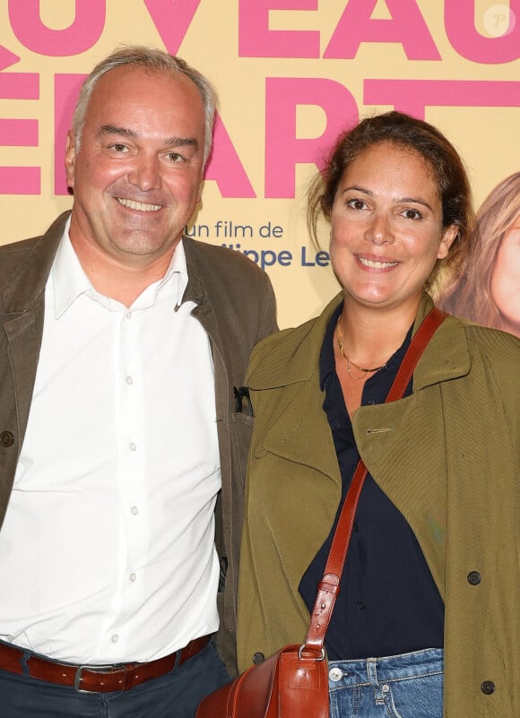 Olivier Truchot et Mariam Pirzadeh - Avant-première du film "Nouveau départ" à l'UGC Ciné Cité les Halles à Paris 18 septembre 2023. © Coadic Guirec/Bestimage