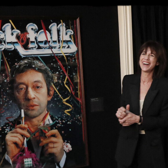 Charlotte Gainsbourg lors de l'inauguration de la Maison Gainsbourg, rue de Verneuil à Paris le 14 septembre 2023. © Alain Guizard / Bestimage