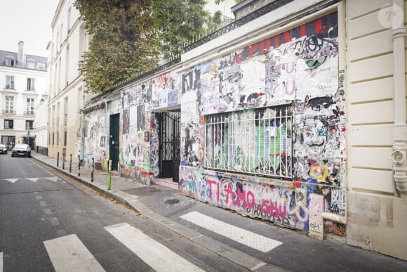 L'ouverture au public du lieu de vie de son père Serge Gainsbourg, La Maison Gainsbourg
Ouverture au public de la maison de Serge Gainsbourg, rue de Verneuil à Paris, France, le 16 septembre 2023. © Jack Tribeca/Bestimage