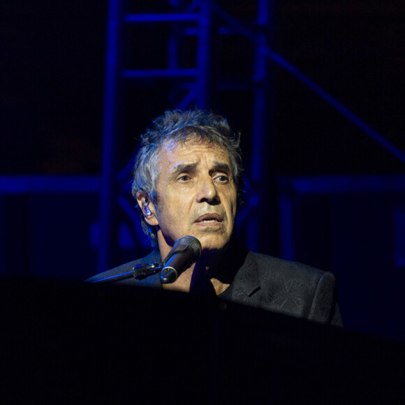 Julien Clerc en concert lors du Festival "Paris Paradis" à la Villette à Paris le 9 septembre 2023. © Pierre Perusseau/Bestimage