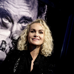 Exclusif - Laeticia Hallyday - Vernissage de l'exposition "Johnny Hallyday, l'exposition" au Palais des Expositions à Paris. Le 21 décembre 2023 © Dominique Jacovides / Bestimage