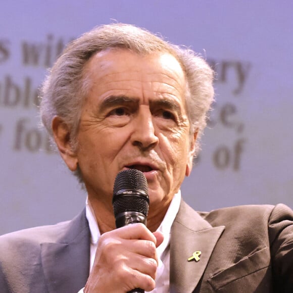 Bernard-Henri Lévy (BHL) - Soirée de mobilisation "L'Europe contre l'antisémitisme" au théâtre Antoine à Paris le 3 juin 2024. © Cédric Perrin/Bestimage