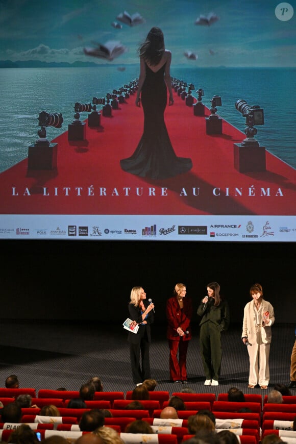 Céline Sallette, Charlotte Le Bon, Judith Chemlalors de la 6ème édition du festival Cinéroman à Nice le 4 octobre 2024.