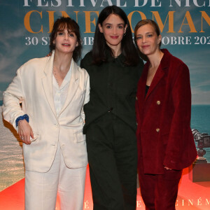 Judith Chemla, Charlotte Le Bon, Céline Sallette lors de la 6ème édition du festival Cinéroman à Nice le 4 octobre 2024.