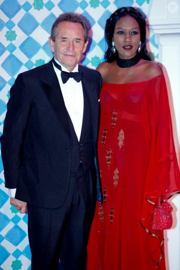 Jacky Ickx et sa femme au Bal de la Rose 2010, à Monaco