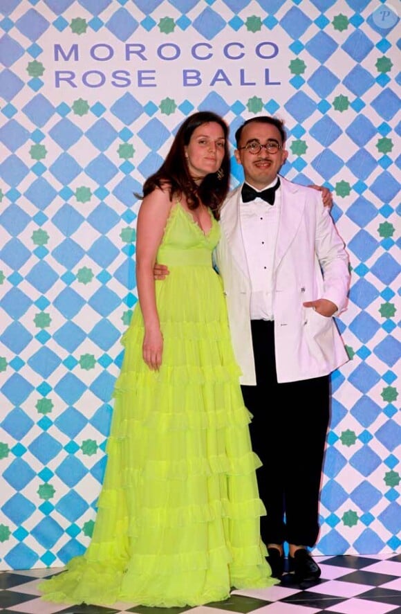 Victoire de Taillac et son mari Ramdane Touhami au Bal de la Rose 2010, à Monaco