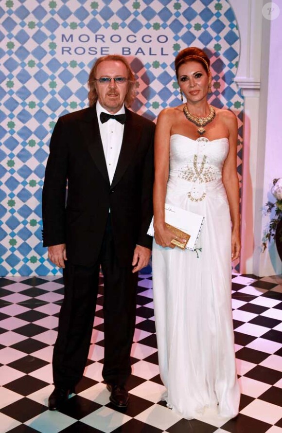 Umberto Tozzi et sa femme au Bal de la Rose 2010, à Monaco