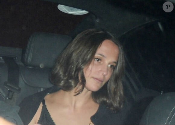 L'actrice Alicia Vikander lors du 10e anniversaire de l'hôtel Chiltern Firehouse à Londres.