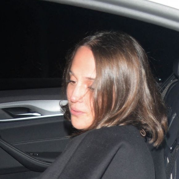 L'actrice Alicia Vikander lors du 10e anniversaire de l'hôtel Chiltern Firehouse à Londres.