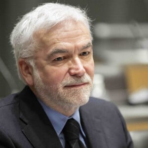 Le journaliste de CNews Pascal Praud d devant la commission d'enquête parlementaire sur les procédures d'attribution des autorisations des services nationaux de télévision à l'Assemblée nationale à Paris, le 29 février 2024. Photo par Eliot Blondet / ABACAPRESS.COM