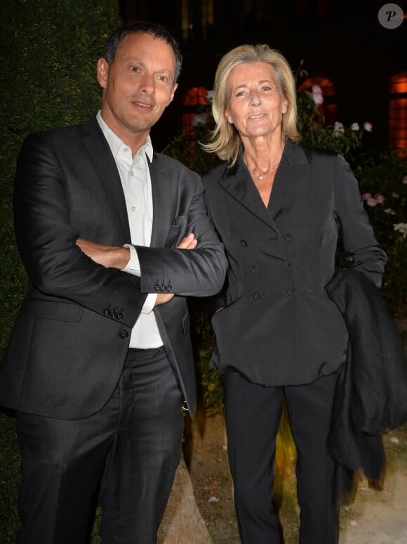 Marc-Olivier Fogiel et Claire Chazal lors d'une visite privée et d'un dîner de gala caritatif donné en faveur des actions de l'association "Un Rien C'est Tout" au musée Rodin à Paris, France, le 19 septembre 2019. © Veeren/Bestimage