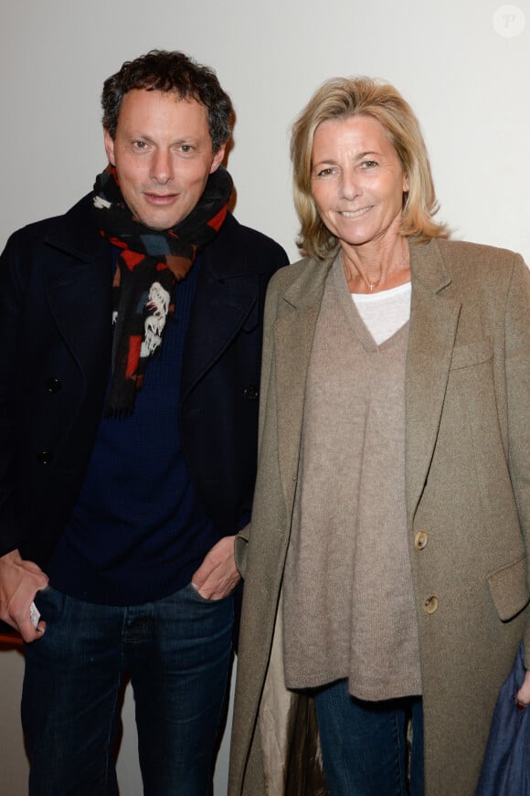 Marc-Olivier Fogiel et Claire Chazal - Première du film "The Ride" au MK2 Bibliothèque à Paris. Le 26 janvier 2018 © Coadic Guirec / Bestimage 