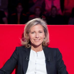 Exclusif - Enregistrement de l'émission "Le Divan" présentée par Marc-Olivier Fogiel avec Claire Chazal en invitée, le 23 mai 2015. Elle sera diffusée le 23 juin 2015, sur France 3. 