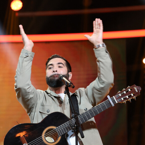 Kendji Girac - Les personnalités se mobilisent lors de la 37ème édition du Téléthon sur le plateau de France 2, Le 9 décembre 2023.