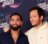 Kendji Girac, Vianney au photocall de la 25ème cérémonie des "NRJ Music Awards (NMA)" au palais des Festivals et des Congrès de Cannes, France, le 10 novembre 2023.