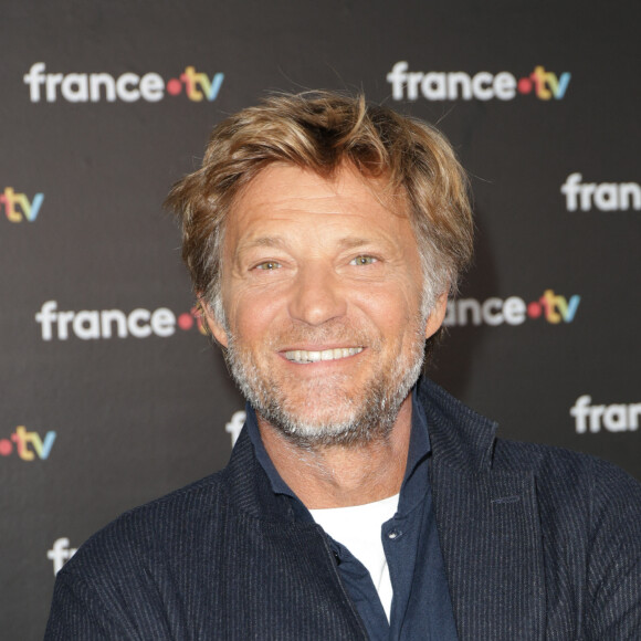 Laurent Delahousse au photocall de la conférence de presse de rentrée de France Télévisions à Paris, France, le 4 septembre 2024.