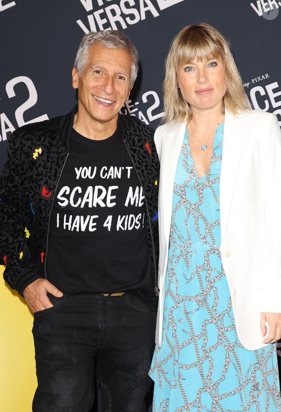 Nagui et sa femme Mélanie Page - Avant-première du film "Vice-versa 2" au cinéma Le Grand Rex à Paris le 16 juin 2024. © Coadic Guirec/Bestimage