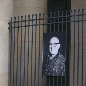 Les obsèques de Michel Blanc, le jeudi 10 octobre 2024 à l'église Saint-Eustache, à Paris