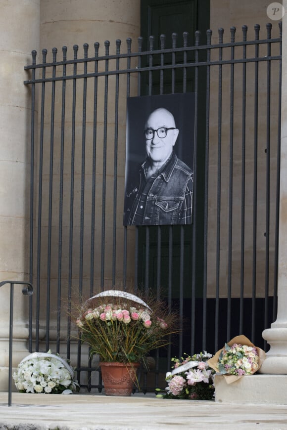 Les obsèques de Michel Blanc, le jeudi 10 octobre 2024 à l'église Saint-Eustache, à Paris