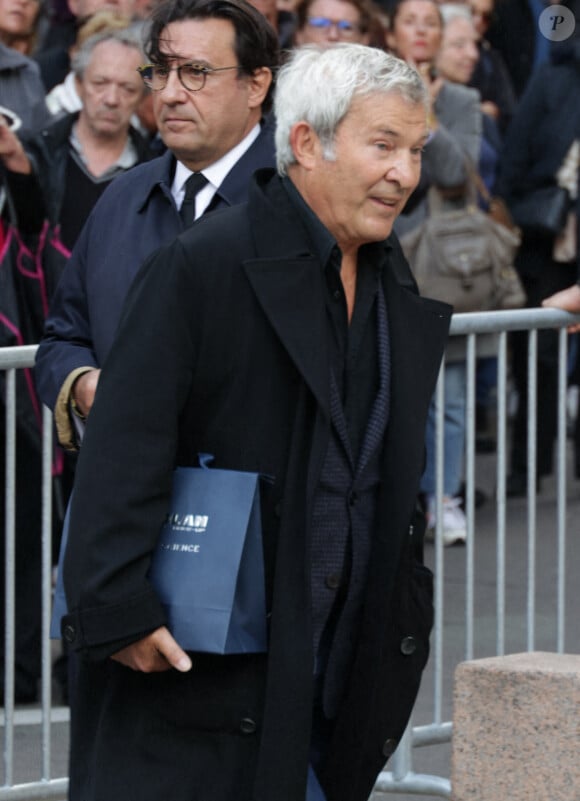 Martin Lamotte - Les obsèques de Michel Blanc, le jeudi 10 octobre 2024 à l'église Saint-Eustache, à Paris