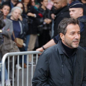 Bernard Montiel - Les obsèques de Michel Blanc, le jeudi 10 octobre 2024 à l'église Saint-Eustache, à Paris