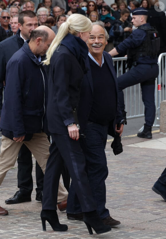 Jean-Pierre Lavoignat - Les obsèques de Michel Blanc, le jeudi 10 octobre 2024 à l'église Saint-Eustache, à Paris