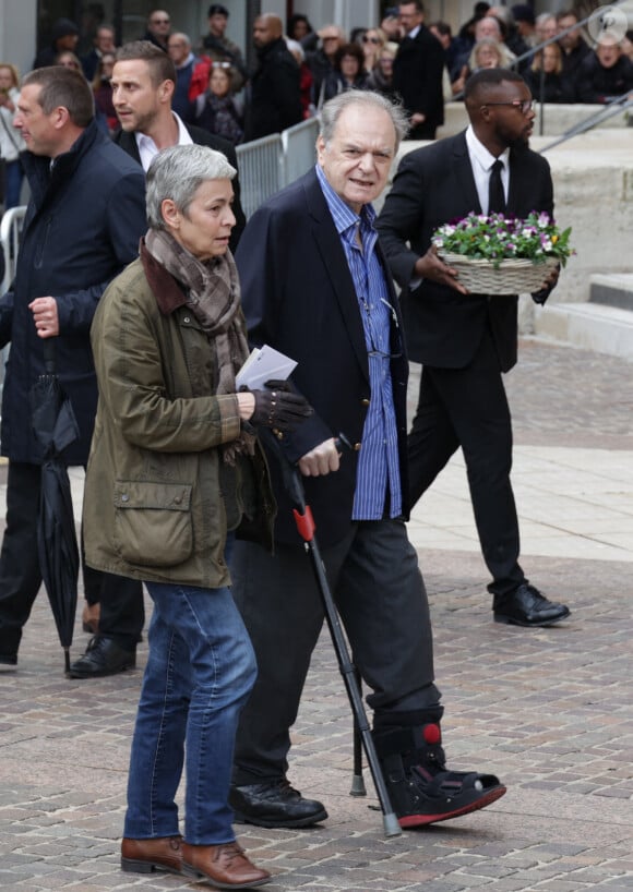 Les obsèques de Michel Blanc, le jeudi 10 octobre 2024 à l'église Saint-Eustache, à Paris